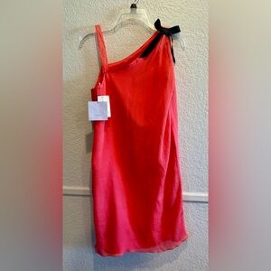 NWT Vera Wang Strapless Dress in Coral size 8